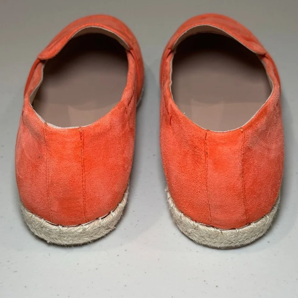 Cole Haan NWOT Women's Cloudfeel Montauk Orange Suede Espadrille Loafers‎ 8B